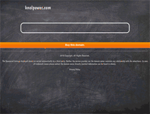 Tablet Screenshot of knolpower.com